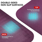 Stepwaver Extra Large Yoga Mat 6'x4', Ultra Durable, Wide Workout Mat, Wide - Image 5