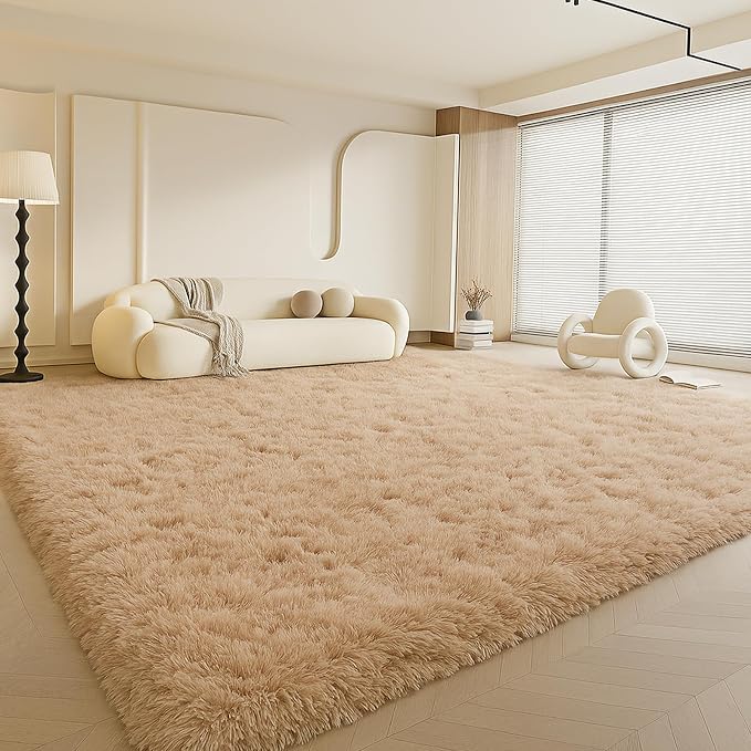 Large 9x12 Area Rug for Living Room, Soft Shag Rugs for Bedroom, Non-Slip Ultra by Mtandyx