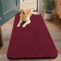 Smiry Dog Door Mat for Muddy Paws 48x30, Absorbent Dirt Trapper, Non-Slip by Smiry