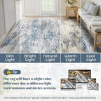 XLUEZ 6x9 Area Rugs for Living Room, Washable Modern Abstract Large Area Rug - Image 8