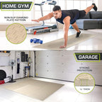 ProsourceFit Exercise Puzzle Mat 1/2-inch, EVA Interlocking Foam Floor Tiles - Image 3