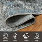 6x9 Area Rugs for Living Room Rug Washable: Abstract Rug for Dining Room - Image 4
