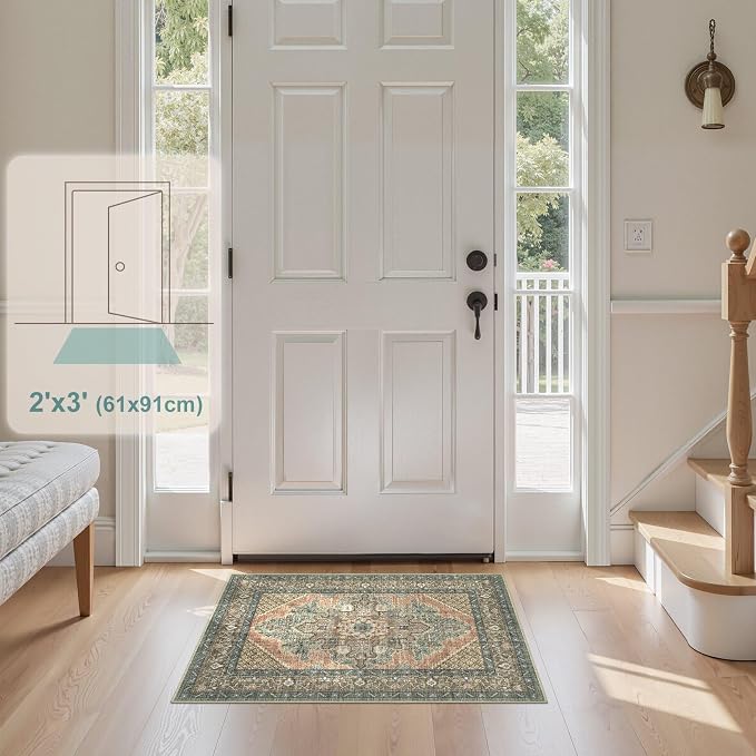 Tortania Area Rug 2x3 Doormat - Image 6