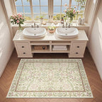 jinchan Zenith Floral 3x5 Area Rug Machine Washable Soft Low-Pile Non-Slip - Image 4