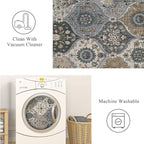 Lahome Moroccan Trellis Washable Area Rugs, 3x5 Rug - Image 4