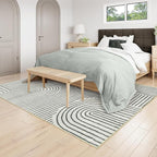 Lahome Abstract Washable 6x9 Rug, Soft Bedroom Rug - Image 5