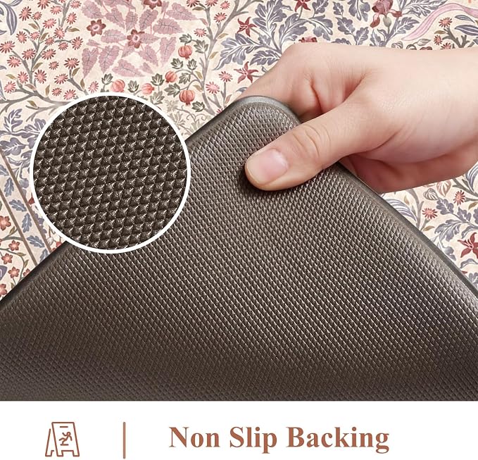 Collive Anti Fatigue Mats for Kitchen Floor, Cushioned Comfort Kitchen Rugs - Image 4