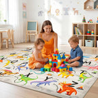 6x9 ABC Classroom Rug for Kids Playroom, Alphabet Rug - Image 6
