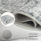 CAPALOCA Machine Washable Rugs Nursery Rug 3x5 Cute Girl Non Slip Low Pile - Image 3