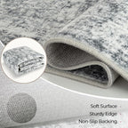 CAPALOCA Machine Washable Rugs Nursery Rug 2x3 Cute Girl Non Slip Low Pile - Image 2