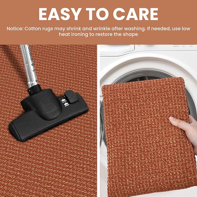 IOHOUZE Washable Runner Rug 3x12 Non Slip Rubber Backed Extra Long Hallway - Image 4