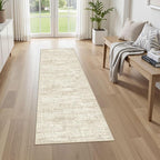 UERMEI 3x8 Washable Runner Rug for Hallway, Non Slip Low Pile Kitchen Carpet by UERMEI