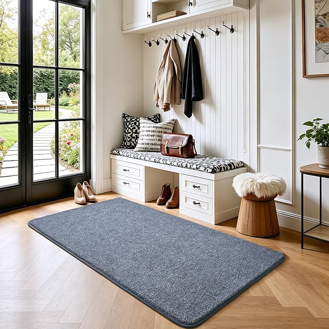 Keeko Soft 2x4 Small Runner Rug, Bedside Rugs - Image 2