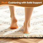 Veken Non Slip Cushioned Rug Pad Gripper 2 x 4 Ft, Felt and Silicone Backing - Image 6