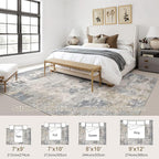 UERMEI 9x12 Area Rug Living Room Rugs - Image 3