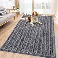 Smiry Dog Door Mat for Muddy Paws 59x35, Absorbent Dirt Trapper, Non-Slip by Smiry