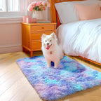 Amdrebio Purple Rainbow 2x3 Small Area Rugs - Image 8