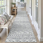 KUTA Boho Runners for Hallways 2.6x10 ft Moroccan Washable Runner Rug Non-Slip - Image 4