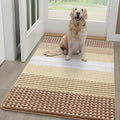 Kitinjoy Indoor Outdoor Door Mat, 48x30 Non-Slip Absorbent Dirt Trapper by Kitinjoy