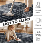 6x9 Ft Large Shag Rugs for Living Room Decor, Tie-Dyed Ultra Soft Fluffy Furry - Image 7