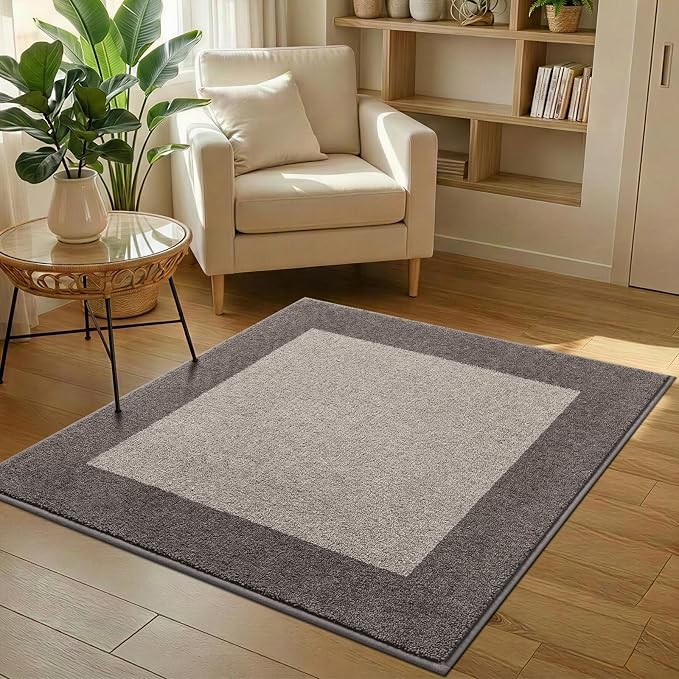Washable Area Rug 48" x 48", Non Slip Kitchen Rug by Unknown