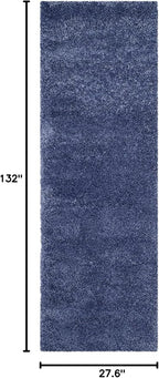 SAFAVIEH California Shag Collection Runner Rug - Image 2