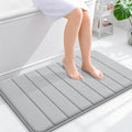 OLANLY Memory Foam Bath Mat 35x24, Super Soft Absorbent Bathroom Rugs, Quick Dry by OLANLY