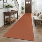 KOZYFLY Orange 2.5'x16' Runners Rugs by KOZYFLY