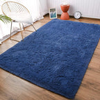 Andecor Soft Fluffy Bedroom Rugs, 4 x 6 Feet Indoor Shaggy Plush Area Rug by Andecor