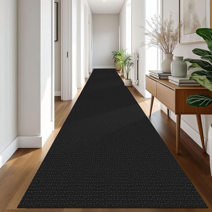 IOHOUZE Washable Exrea Long Hallway Runner Rug 3x20 Non Slip Rubber Backed - Image 8