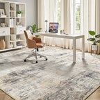 Lofus 5x8 Area Rug for Living Room, Neutral Modern Washable Carpet for Bedroom - Image 4
