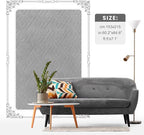 Macgace Ultra Soft Grey Area Rug - Image 9