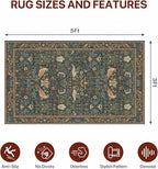 36"x60" Office Chair Mat for Hardwood Tile Floor, Under Desk Carpet Protector - Image 6