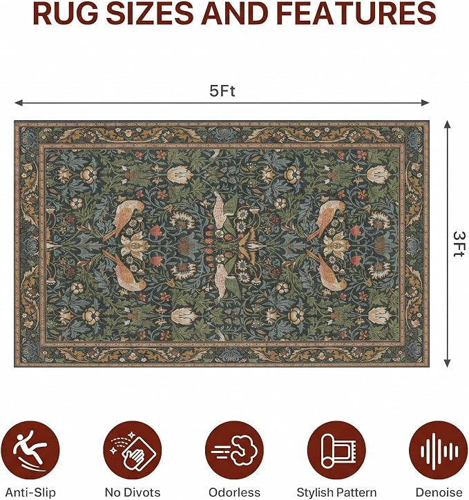 36"x60" Office Chair Mat for Hardwood Tile Floor, Under Desk Carpet Protector - Image 6