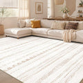 Nakagishi 8x12 Area Rugs Living Room: Washable Boho Large Neutral Soft by NakagishiAreaRug