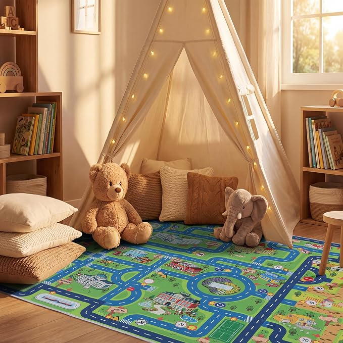 Esup 4'x6' Non-Slip Kids Rugs Perfect - Image 7