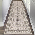 HEBE Washable Hallway Runner Rug 2'x 8' Non Slip Kitchen Rugs Runner, Low Pile by HEBE