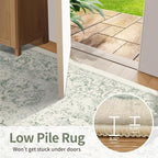 Rugxara 6x9 Washable Area Rug for Living Room, Vintage Large Boho Rugs for - Image 6