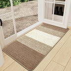 Kitinjoy Indoor Outdoor Door Mat, 47x24 Non-Slip Absorbent Dirt Trapper by Kitinjoy