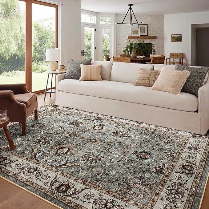 5x7 Ft Machine Washable Area Rugs by Cuzwlovita