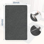 Placoot Desk Chair Mat for Hardwood Floor & Tile 55"x35" Office Chair Mat for - Image 4