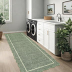 GarveeHome Scalloped Washable Runner Rug 2x8 Runner Modern Non Slip Kitchen - Image 7