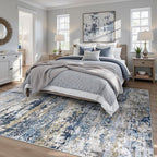 pmtsns Area Rugs 6x9 for Living Room: Washable Rug Modern Abstract Neutral Soft - Image 2