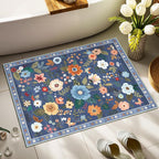 RELEANY Floral 2x3 Area Rugs Washable Print Boho Cute Carpet Non Slip Flower - Image 8