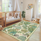 GarveeHome Jungle Animal Print Rug 3x5 Washable Area Rugs - Image 3