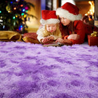 AROGAN Soft Rainbow Area Rugs for Girls Room 3x5 Feet, Fluffy Girls Bedroom Rugs - Image 7