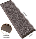 Mattitude 4/5 Inch Kitchen Mat, 24x70in Heavy Duty Ergonomic Comfort Foam - Image 2