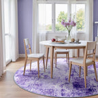 RELEANY Washable Area Rugs 8ft Non-Slip Modern Abstract Soft - Image 2