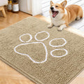 OLANLY Dog Door Mat for Muddy Paws 40x32, Paw Print Design, Absorbs Moisture by OLANLY