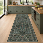 Washable 2'6"x8' Kitchen Runner Rugs Non Skid, 8ft Long Hallway Runner Rug by Evyhood